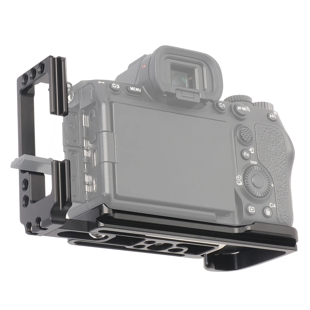 FOTGA Quick Release L Vertical Bracket Plate Grip Tripod Holder Handle for Sony A7IV A7M4 Camera