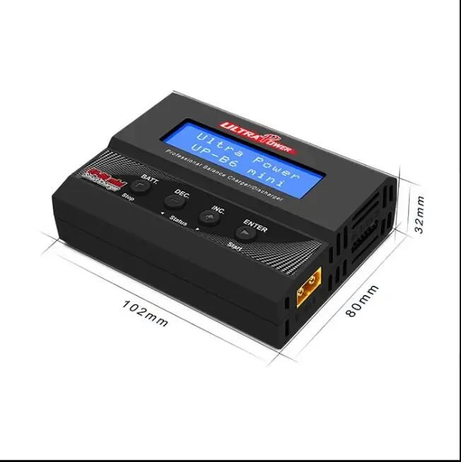 Ultra Power Charger UP B6 MINI AC/DC Smart Balance Battery Charger Outfield Lipo Charger 60W 6A 2-6S for Mini Quadcopter