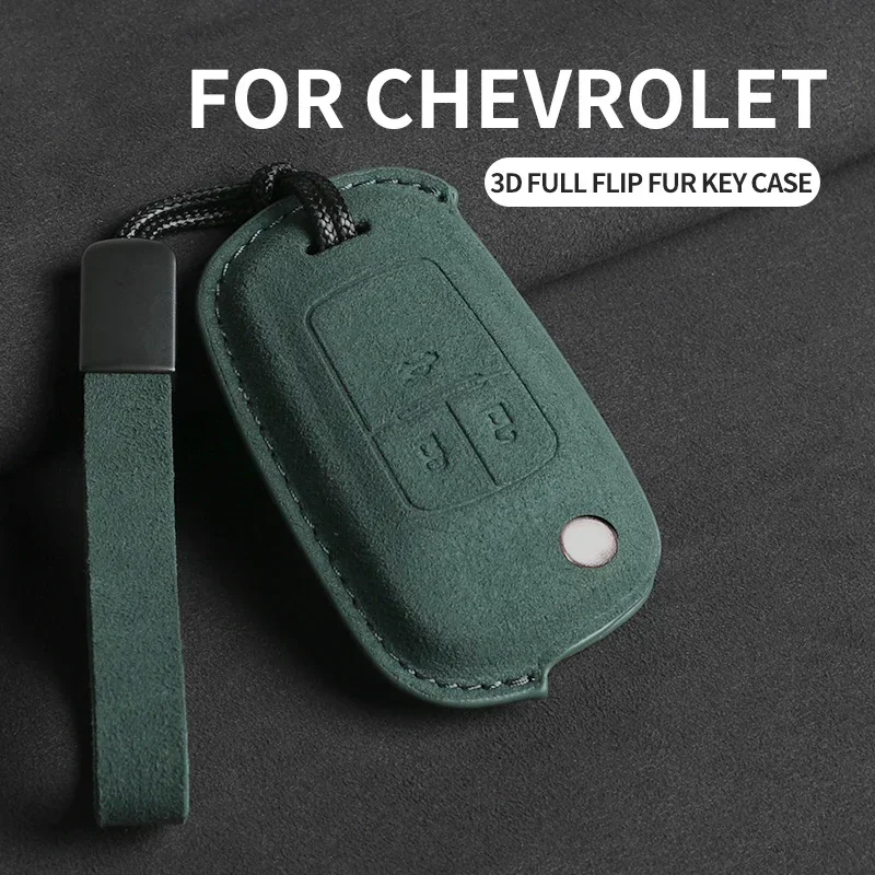 

Suede Car Flip Key Case Cover For Chevrolet Cruze Aveo Trax Sail Malibu Captiva Opel Vauxhall Astra J Corsa Insignia Mokka