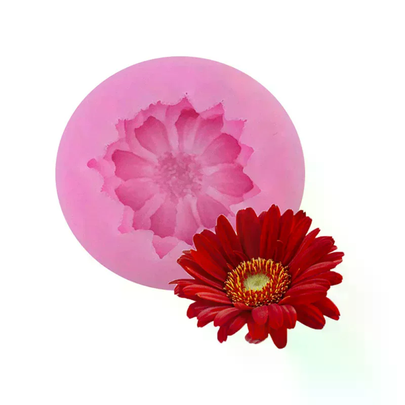 Flower Shape Silicone Mold DIY Pastry Cupcake Chocolate Soap Bakeware Mould Fondant Cake Sugar Art Decoration Tools 1Pc