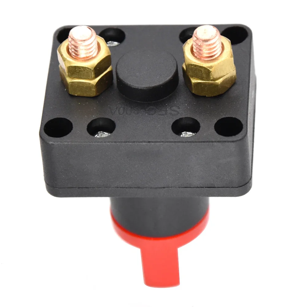 12V 100A Mini Portable Battery Isolator Disconnect Cut Off Switch Battery Cut Off Power for Car Truck Boat Camper Waterproof