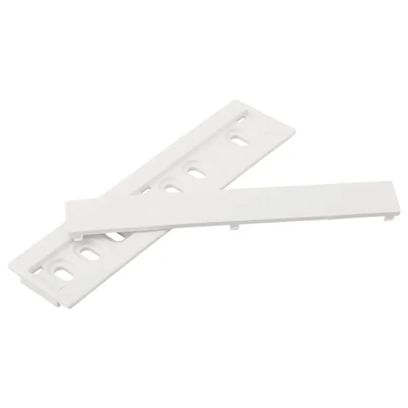 A56T-White Built-In Refrigerator Slide Rails, Smooth Glide Mobile Shelf Tracks For Easy Access, Space Optimization