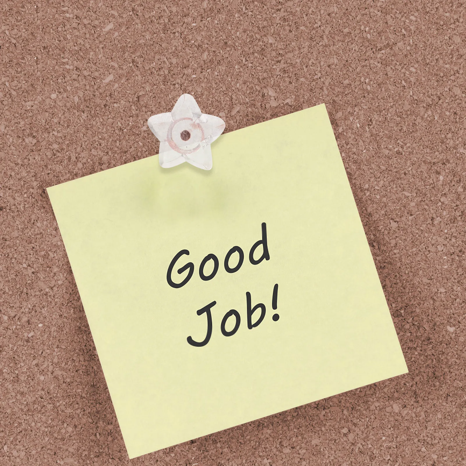 100 قطعة دبابيس ضغط بلاستيكية شفافة على شكل نجمة للوحة الإعلانات خريطة علامة صور جدار مكتب المدرسة ديكور المنزل #5