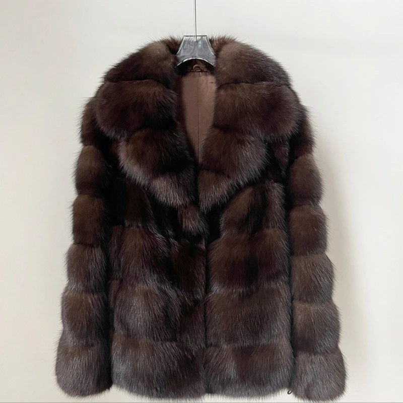 Giacca di pelliccia di lusso di alta qualità Morbida e soffice Cappotti di pelliccia sintetica Autunno Inverno da donna Spessore caldo Tendenza Giacca soffice Cappotto di pelliccia sintetica