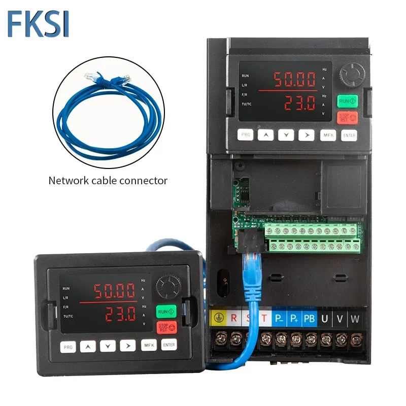 Nowy inwerter VFD 0,75 kW 1,5kW 2,2 kW 5,5 kW 7,5 kW przetwornica częstotliwości 220v jednofazowy przetwornik kontrola prędkości 380v 3 silnik fazowy