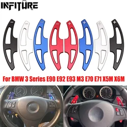 2x Car Steering Wheel Paddle Extend Shifter Shift Gear Paddle Extension replace For BMW 3 Series E90 E92 E93 M3 E70 E71 X5M X6M