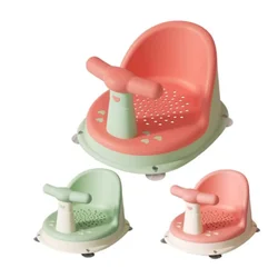 Baby bathtub seat is safe, non slip, and suitable for newborn baby care. Adorable shower seat for children aged 6-18 months