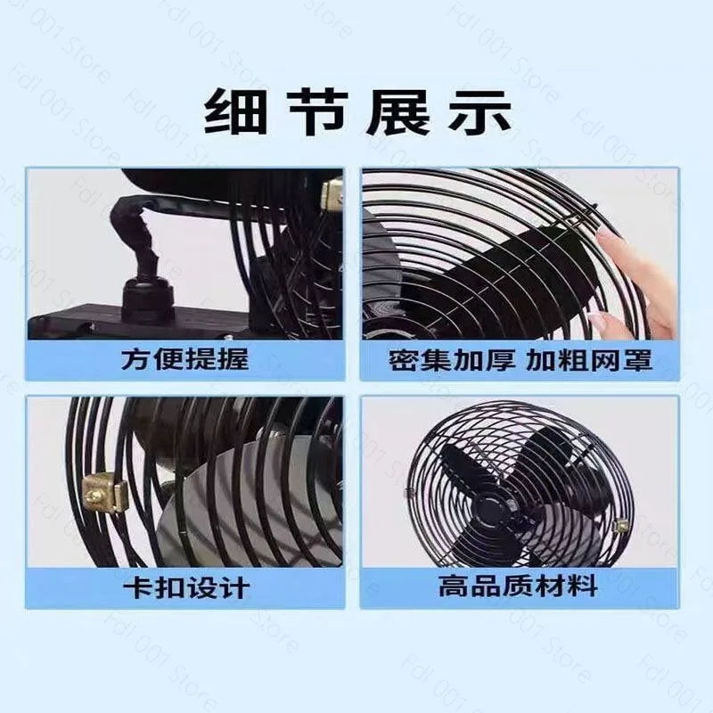 Portable  Battery Rechargeable Mini Fan Ultra Long Battery Life Outdoor Fishing Camping Stand Fan