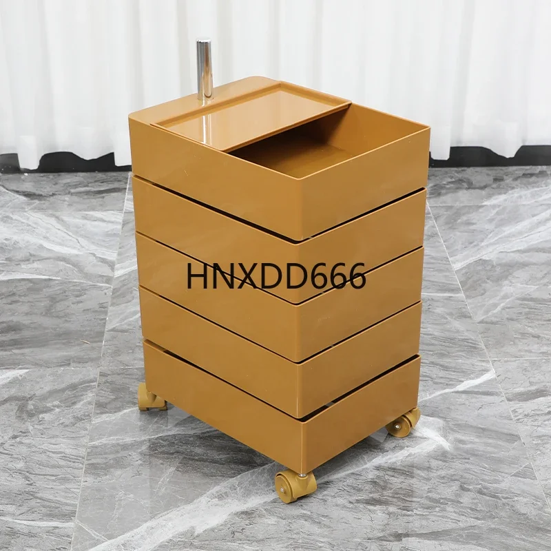 Rechargeable Hair Salon Rack Drawer Cabinet Small Hair Clipping Storage Organizer