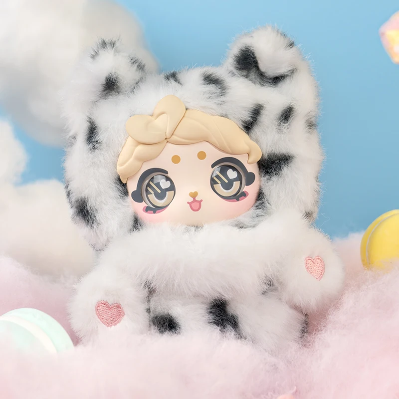 Pengpeng Pawsection Cute Evil Group Series Blind Box Kawaii Doll Hanger Cartoon Desktop Decor Mystery Box Girl Surprise Gift