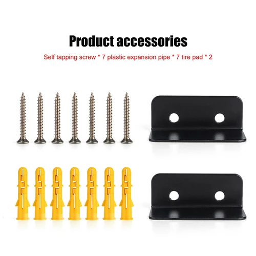 Imagen 2 del producto Colgador de montaje en pared para bicicleta, soporte resistente para bicicleta, ganchos para colgar en la pared, estante de exhibición para bicicleta de montaña y carretera