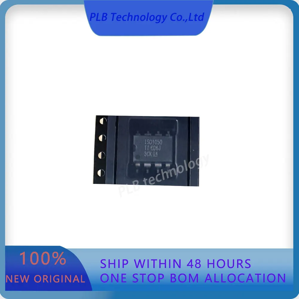 10PCS ISO1050 ISO1050DUBR Isolated 5-V CAN transceiver SOP-8 -55 to 105 Stock Original IC chip
