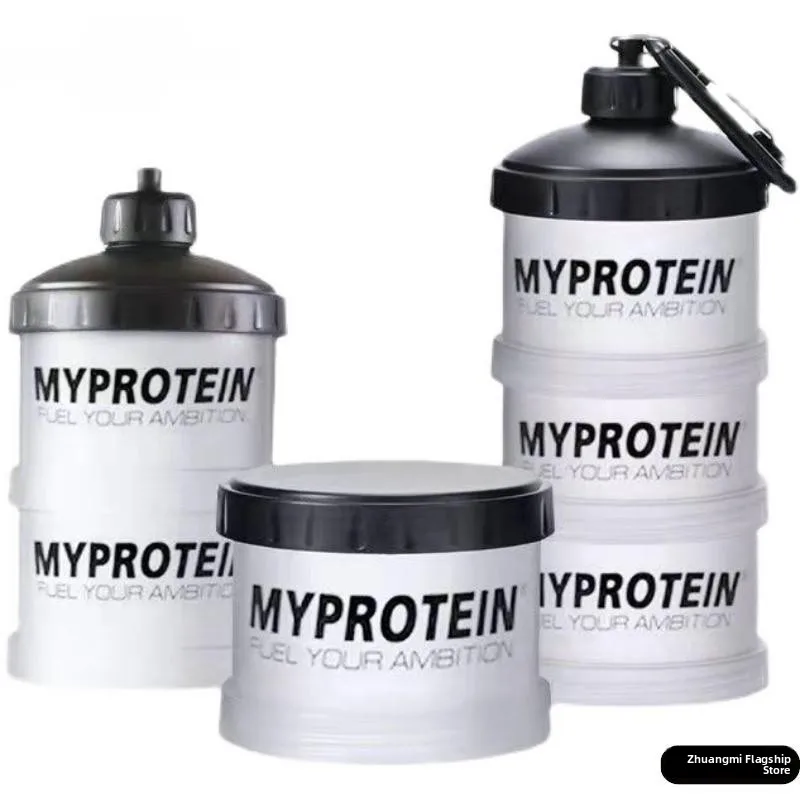 Embudo portátil de proteína Poer, caja de suplemento nutritivo, botella de almacenamiento de suplemento Fitn, diseño ergonómico japonés Sle