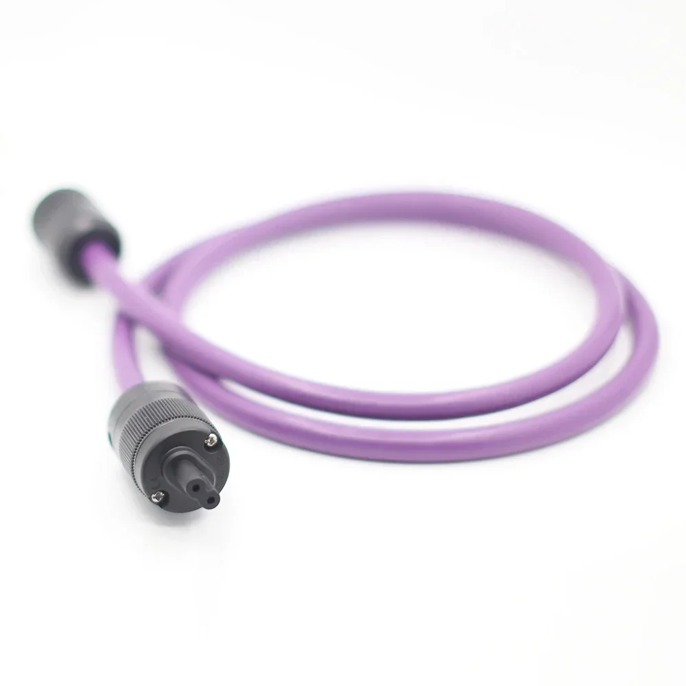 1m AC-313 OFC Power cable with Gold plated us connector AC +fingure 8 IEC