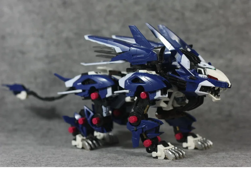BT Building Blocks ZOIDS RZ-041 Liger ZERO Jager Blue Lion 1:72 Scale Full Action Plastic Kit Assemble Model Birthday Gifts