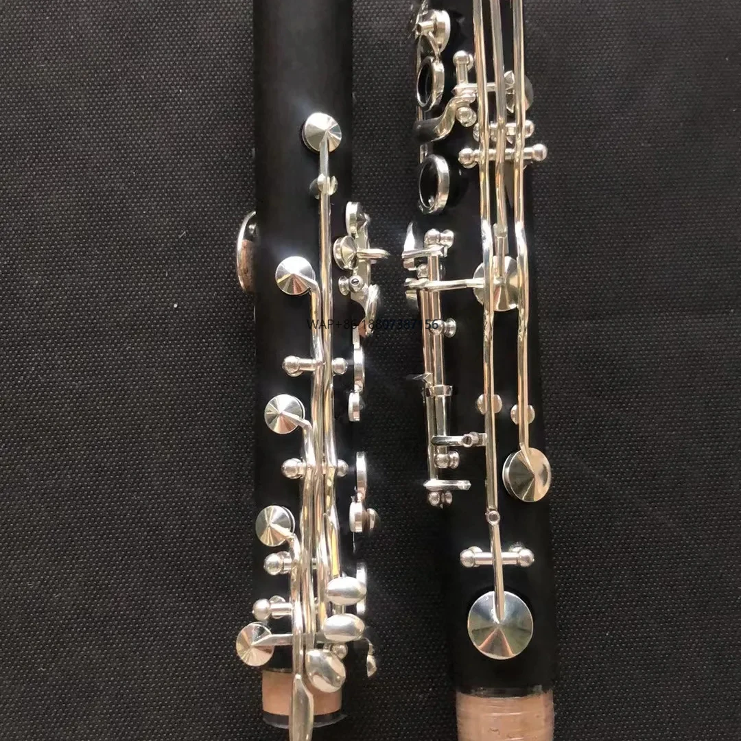 

Пользовательский логотип, немецкая система, 20-клавишный кларнет, музыкальный инструмент, черное дерево, бакелитовый материал Clarinete Profesional