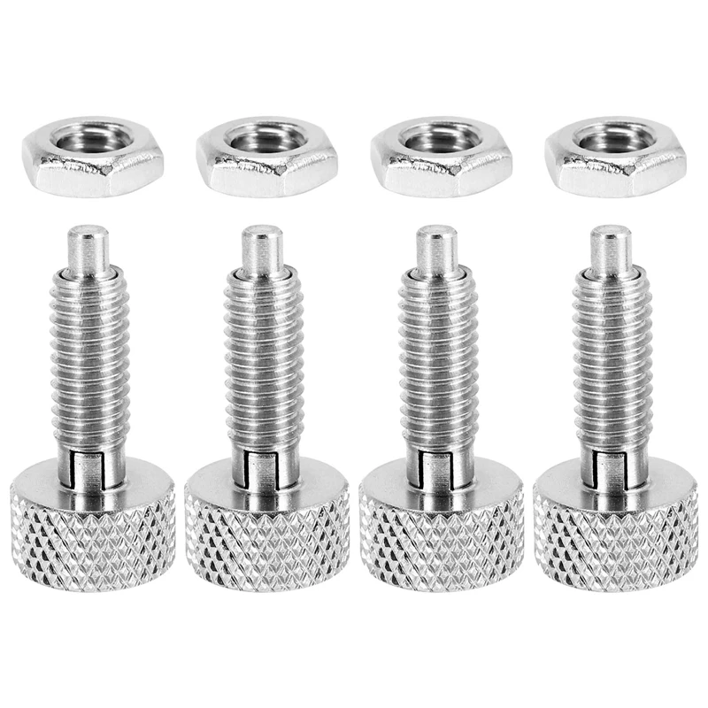 

ABVG-4Pcs Handle Quick Release Pins,Quick Release Lock Pin, Retractable Spring Plunger, M6 Lockout Kit For Rolling Tool Box