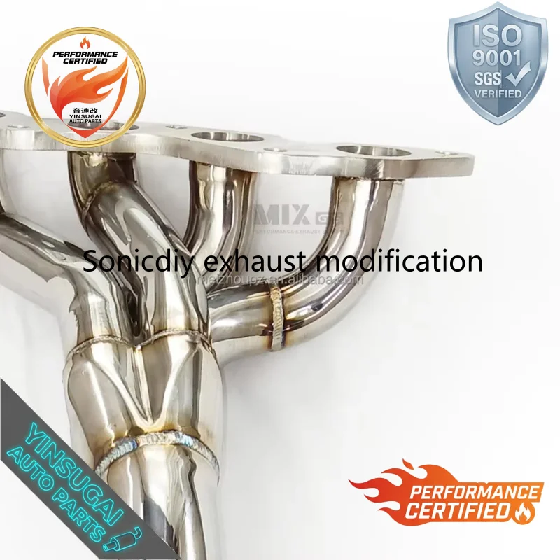 For Ford Focus MK3 2.0L 2010-2017 Sonicdiy Insulated Exhaust Manifold Header Racing Performance Collector