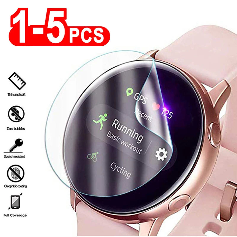 Hydrogel Film For Samsung Galaxy Watch 3 4 Classic 42mm 46mm Screen Protector For Watch 5 Pro 40mm 44mm 45mm Protective Film