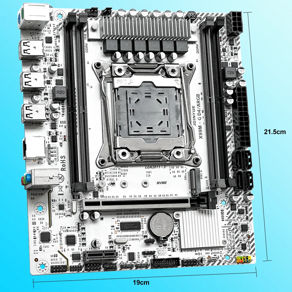 X99 Motherboard  LGA 2011-3 DDR4 64GB RAM X99M-G D4/ARGB Motherboard for  Desktop Applications