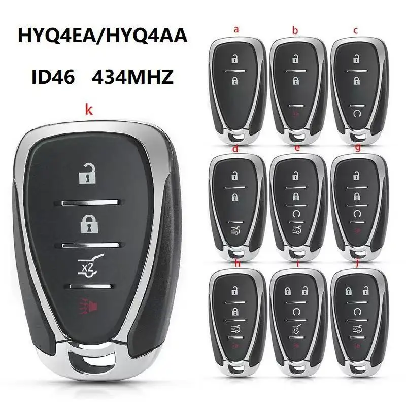 HYQ4AA HYQ4EA 315/433MHz ID46 Car Remote Key For Chevrolet Camaro Volt Blazer Traverse Camaro Cruze Malibu Sonic Equinox Spark