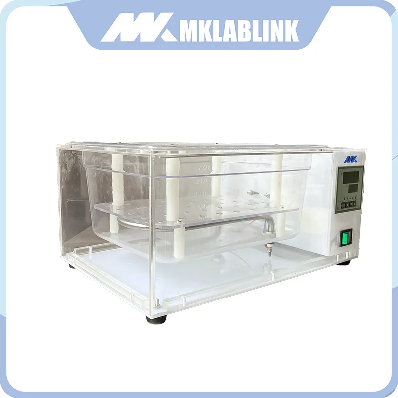 MKLABLINK-baño de agua de laboratorio, transparente, 10L