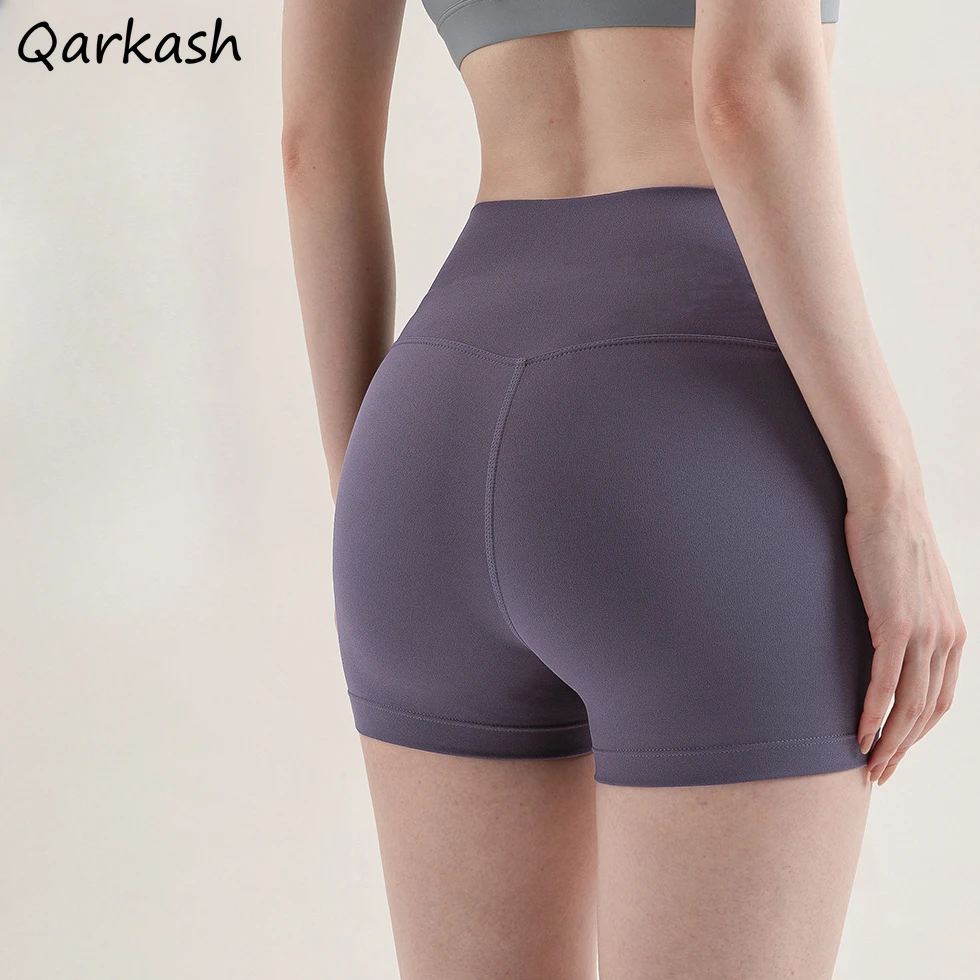 

Summer Yoga Leggings Women Quick-drying High Waist Stretchy Booty Lifting Simple Gym Shorts Sportswear Outwear Workout Running