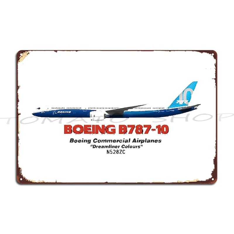 Dreamliner Flightdeck Metal Sign Poster Wall Decor Club Bar Living Room Bar Cave personalized  Tin Sign Poster