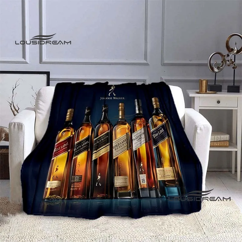 

Johnnie Walker Throws Blanket whisky Blanket for Bed Adults and Children Bedroom Living Room Decoration Sofa thermal blanket