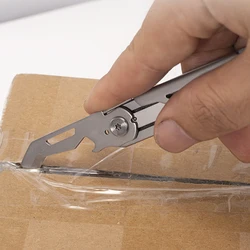 Multi-tool Multifunctional Knife Stainless Open Express Parcel Strap Cutter Emergency Survival Tool,Carry-on Unpacking Box Opene
