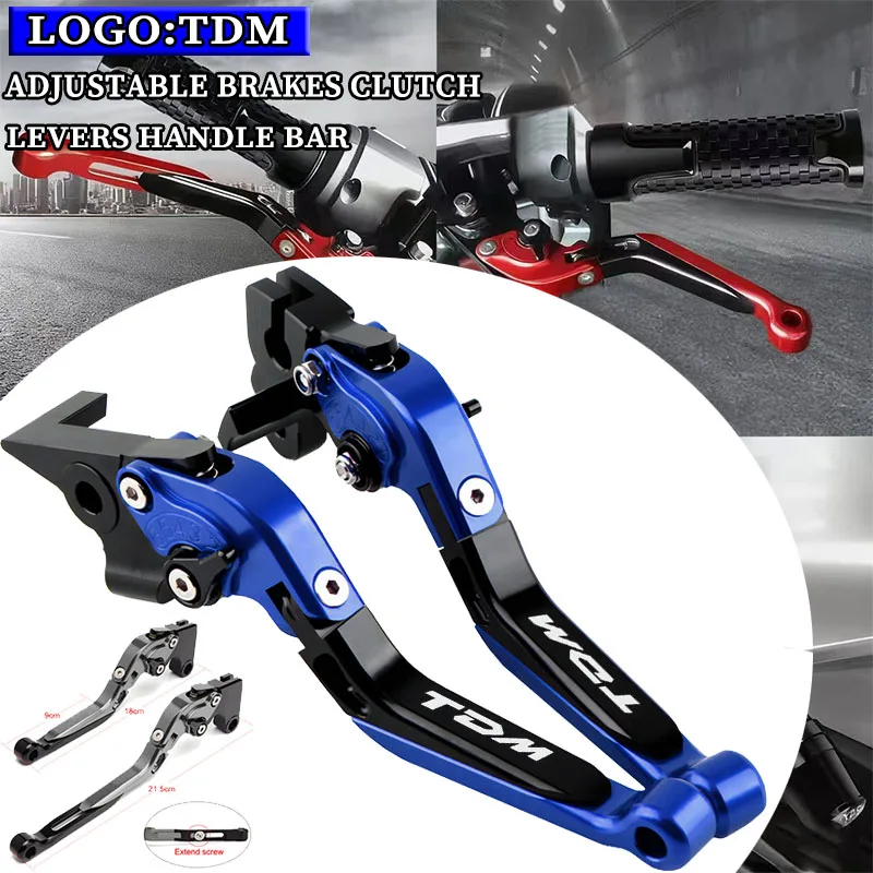

Motorcycle Accessories Adjustable Brakes Clutch Levers Handle Bar For TDM 900 TDM900 2004 2005 2006 2007 2008 2009-2015
