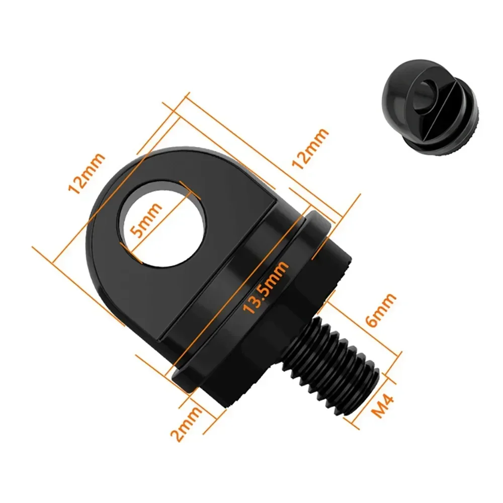 Parafuso inoxidável para dji rc drones tela de controle remoto anel de aperto manual parafuso de liberação rápida cordão m 4 parafuso