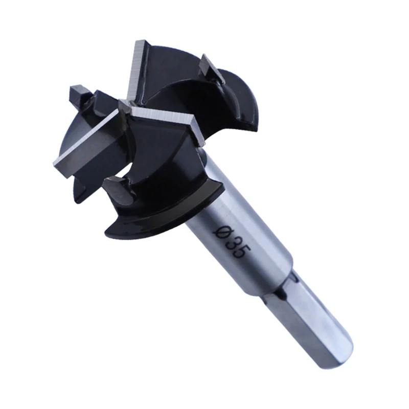 Forstner Drill Bit Woodworking Hinge Hole Drilling Boring Bit Cutter 63-65HRC Hardness Alloy Woodworking Tools