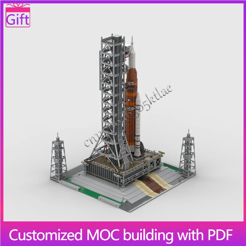 

1912 PCS Rocket Launch Tower Building Block Set Exquisite Space Launch Scene Model Bricks Display Toys Birthday Surprise Gifts