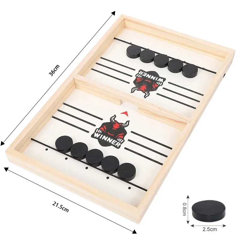 Hóquei de mesa paced sling puck jogo de tabuleiro rápido sling puck vencedor jogo de festa adulto criança família desktop batalha tabuleiro