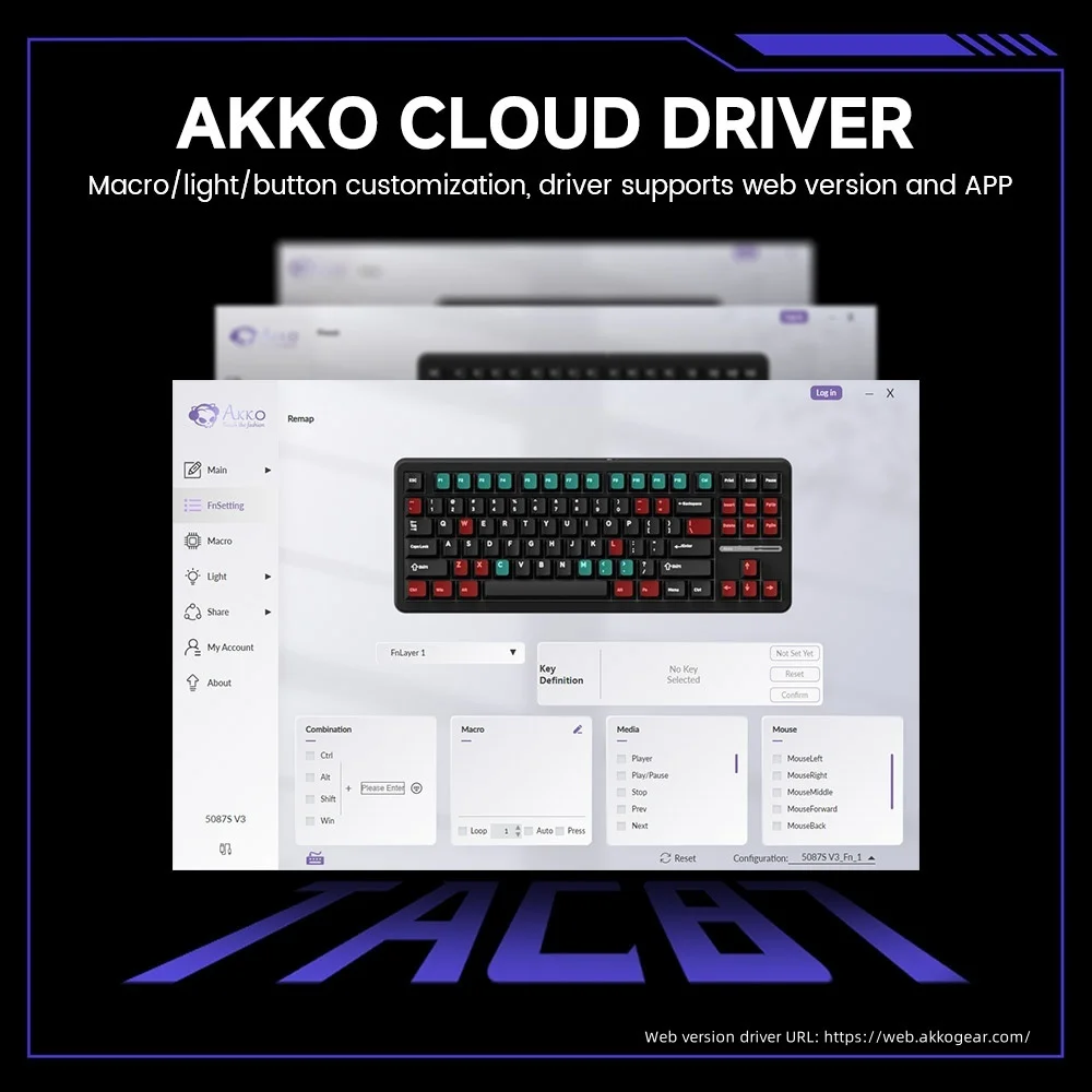 Akko 5087 V3 Tri-mode Keyboard - Gaming Keyboard Tkl avis et prix