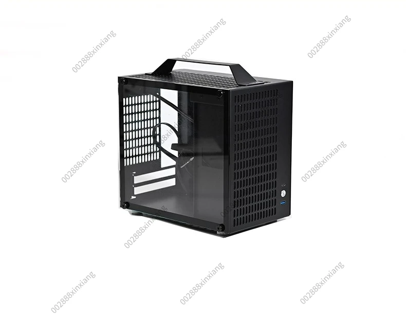 ITX Handheld Portable Side Transparent Desktop Computer SFX Power Mini All Aluminum U35 Case