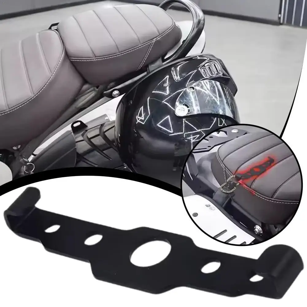 

Concealed Helmet LockAnti-theft Hook Retention Accessory Prevents Helmets From Wobbling And Falling Off