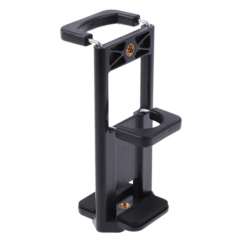 1pc schwarz Universal Stativ halterung Telefon Tablet Halter Clip für Telefon adapter Klemm ständer