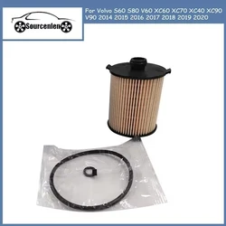32140029 Oil Filter Kit 31372212 31372214 for Volvo S60 S80 V60 XC60 XC70 XC40 XC90 V90 2014 2015 2016 2017 2018 2019 2020 Car