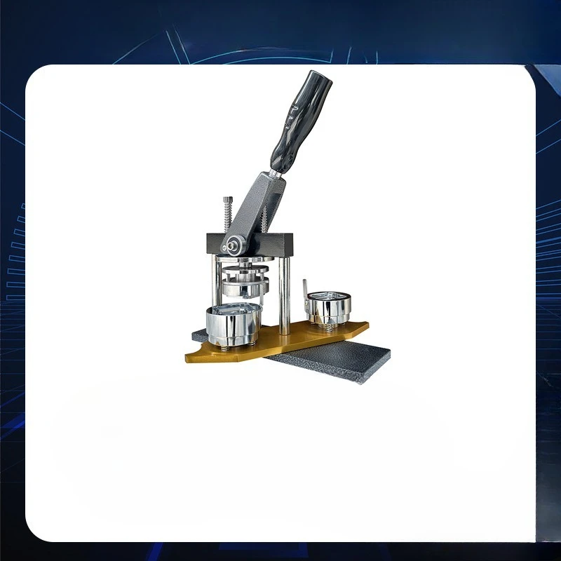 50Mm square badge machine, pin button badge making machine