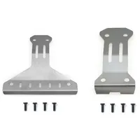 Stainless Steel Front and Rear Chassis Armor Protector for Tamiya XV-02 Pro XV02 58707 1/10 RC Car Upgrades Parts