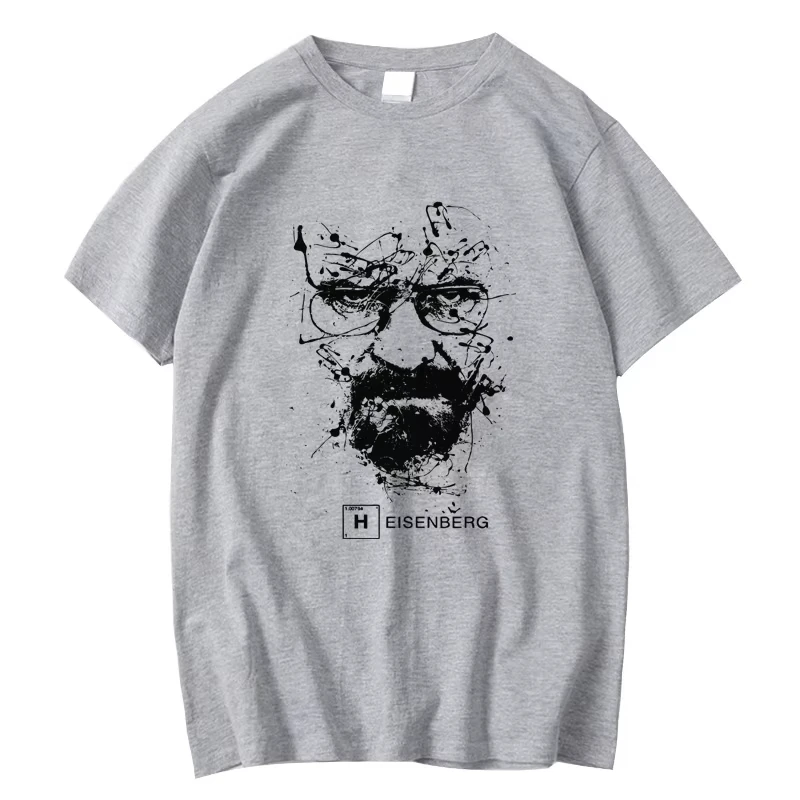 Hot Casual Top Quality Cotton Ovesized Breaking Bad T Shirts Men Women Heisenberg Camisetas Hombre Cool Streetwear Tee Shirt Top