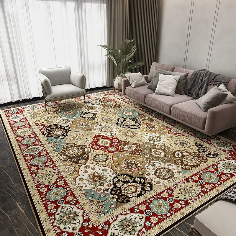 

Carpet Living Room Nordic Floor Mat Bedroom Bedside Carpet Persian Large Area Luxury Bedroom Decor Rug for Living Room Washable