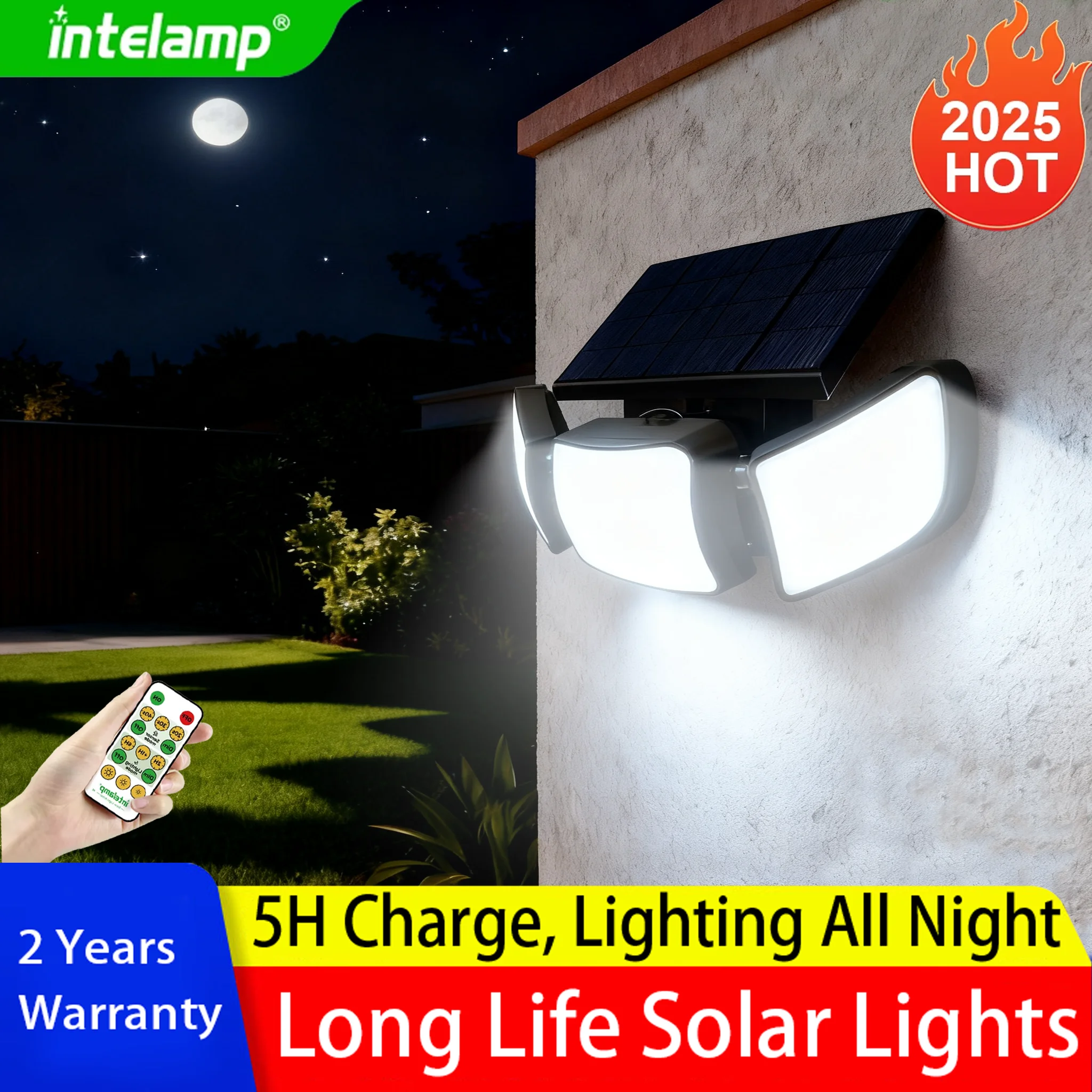 

1200LM мощные солнечные фонари, уличный водонепроницаемый мощный уличный фонарь, прожектор с датчиком движения, настенный светильник для сада и двора