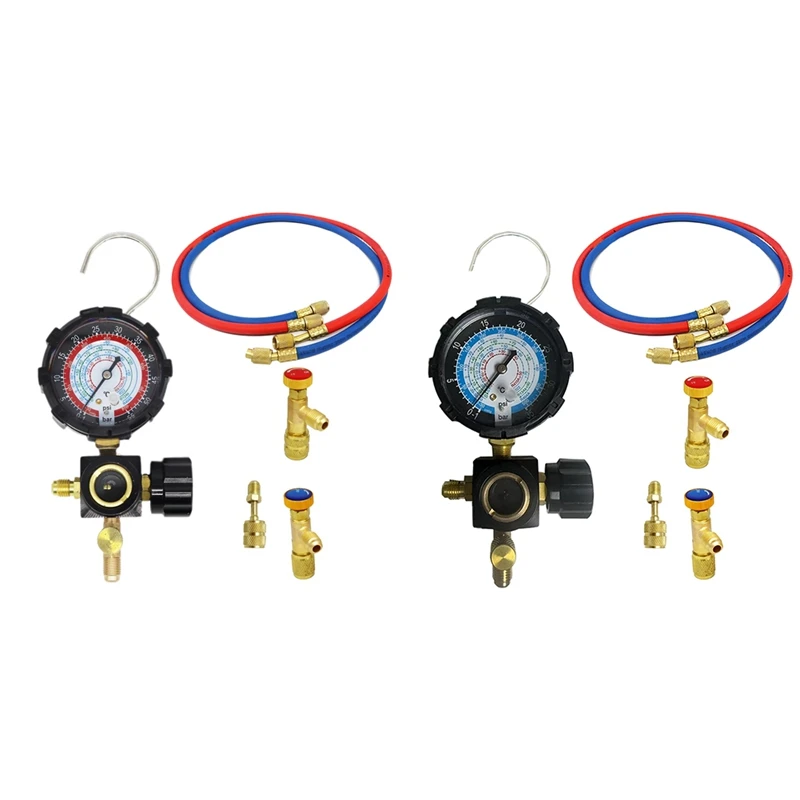 

R134A Low Side Pressure Gauge R410A R22 R404A Single Manifold Gauge For Air Condition Refrigerant Charging