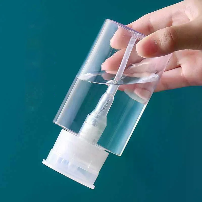 Bouteille rechargeable de voyage Portable 100/150/200ml, vide en plastique, dissolvant de vernis à ongles, liquide d'alcool, bouteille distributrice de pompage