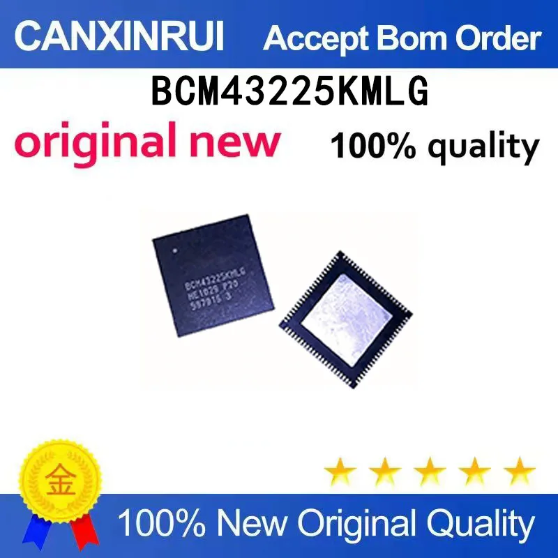 (5 PCS) New stock BCM43225KMLG QFN CYW89820BWML