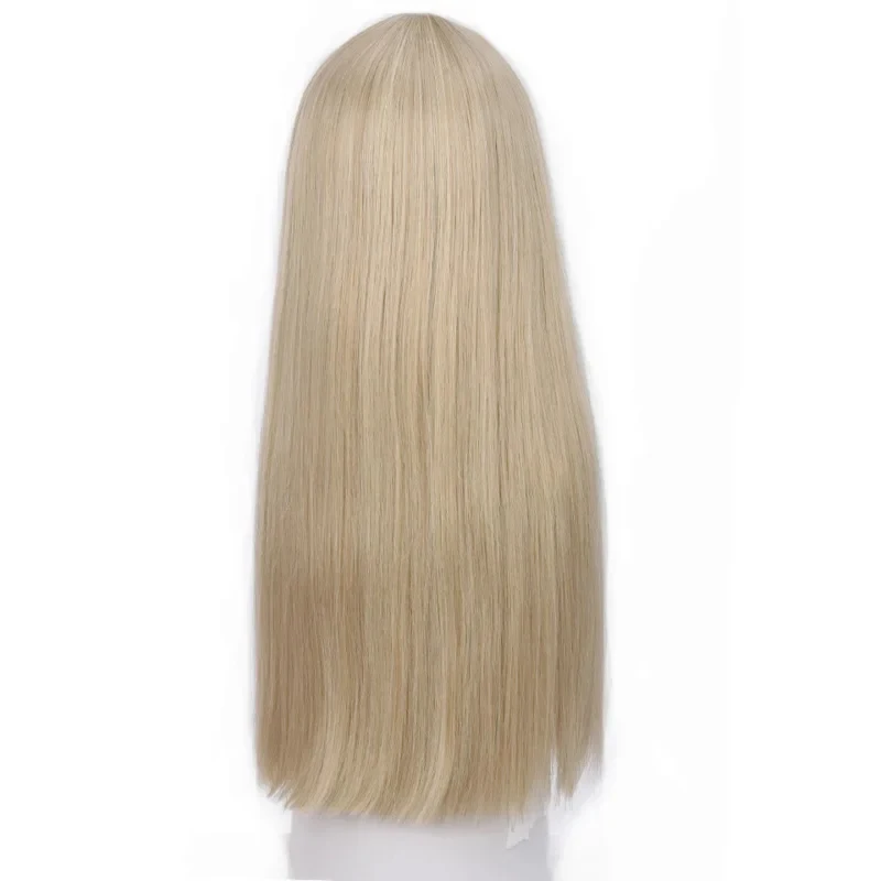 2026 Houyan synthetic long straight hair wig cosplay Lolita girl pink black bangs wig heat-resistant party EJH98 - view 4