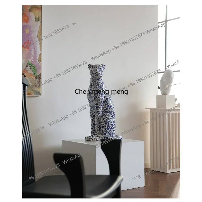 X  Blue and white porcelain handmade patches, home decoration, living room entrance feng shui ornament